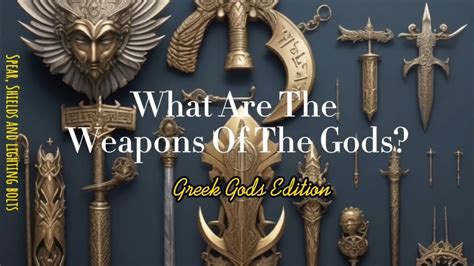 What Are The Weapons Used By Greek Gods Shield And Sandals YouTube