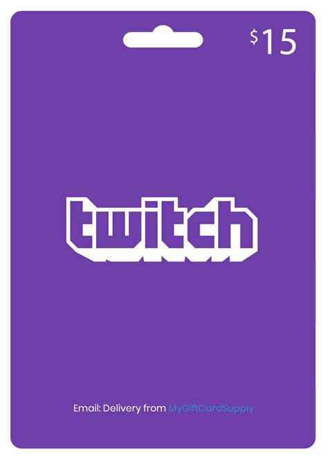 TWITCH eGIFT CARD (USA) - Envio por Email/WhatsApp