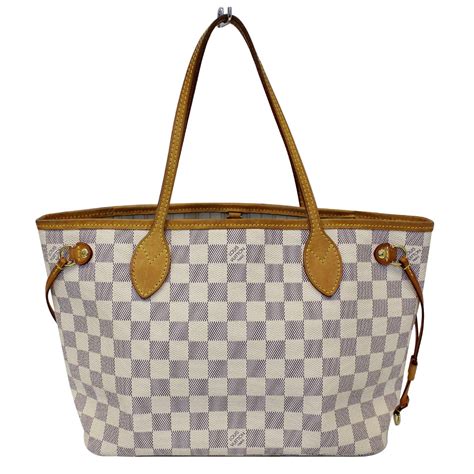 Louis Vuitton Neverfull Pm Damier Azur Tote Bag Us