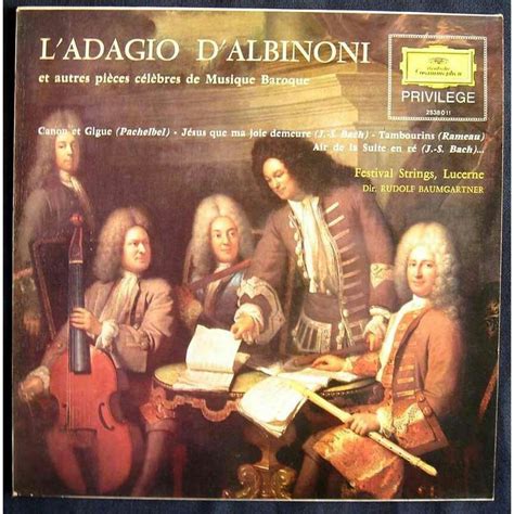 Tomaso Albinoni L Adagio D Albinoni Baroque music Barok ve Müzik