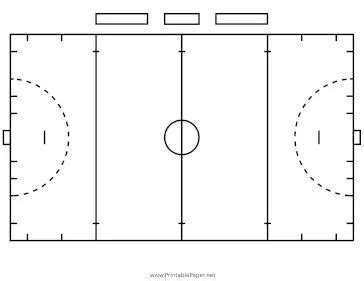 Printable Field Hockey Diagram