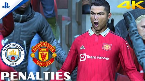 Fifa 23 Manchester City Vs Manchester Utd🔥 Premier League Penalty Shootout Ps5™4k Fifa23