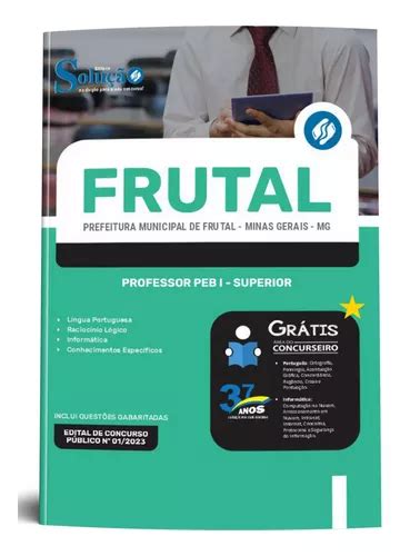 Apostila Frutal Mg Professor I Superior Editora Solu O