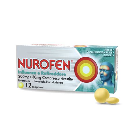 Nurofen Influenza E Raffreddore Mg Mg Compresse