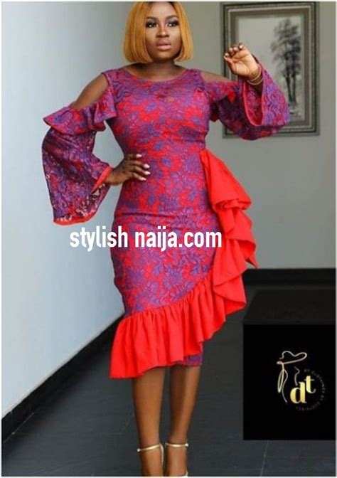 Latest Side Flounce Styles For Fashionable Women Stylish Naija