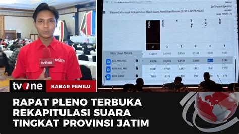 Kpud Jawa Timur Masih Gelar Rapat Pleno Rekapitulasi Kabar Pemilu