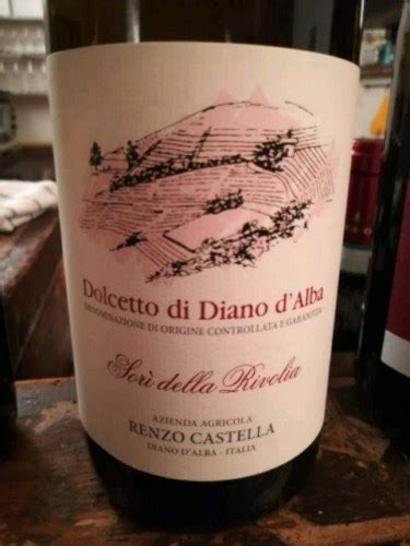 2021 Renzo Castella Rivolia Dolcetto Di Diano Dalba Vivino Us