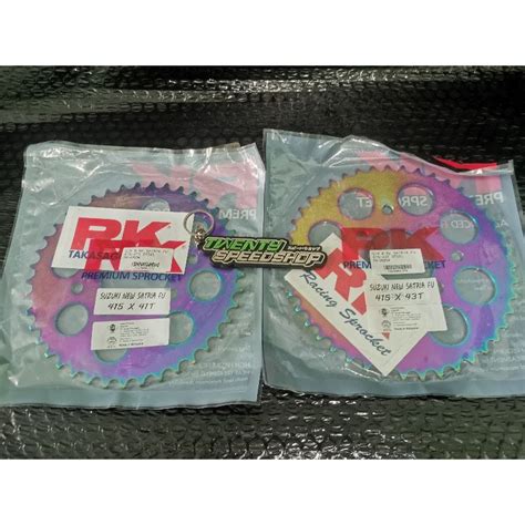 Jual Gear Belakang Rk Racing Satria Fu Karbu Injeksi Smash Shopee