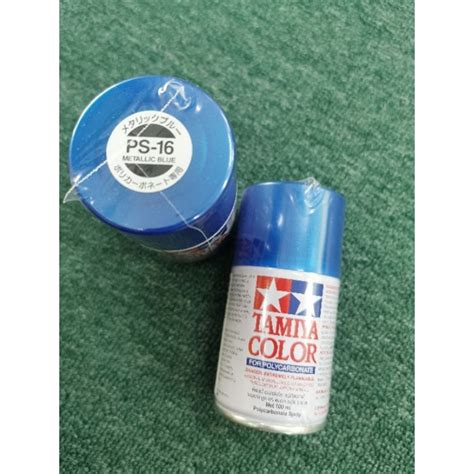 Tamiya Color Paints For Polycarbonate Ps 16 Metallic Blue Spray Paint