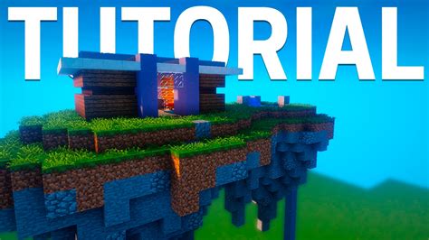 MINECRAFT CÓMO CONSTRUIR UNA CASA EN ISLA FLOTANTE TUTORIAL YouTube