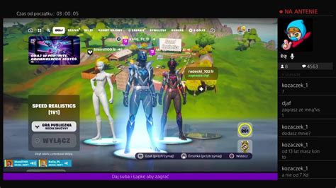 Losowanie O K Vdolcow Fortnite Przedluzany Live Gramy Z Widzami