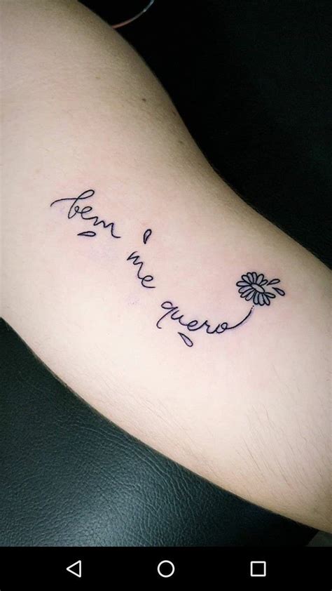 Bem Me Quero Tatuagem Tatuagem Delicada Frases Para Tatuagem Feminina