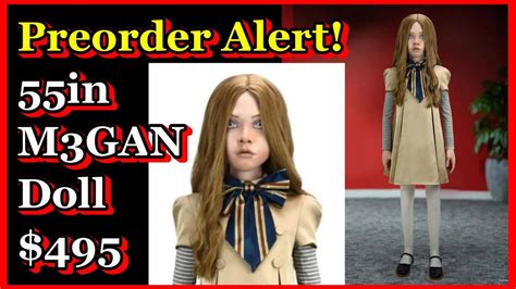 Neca 1 To 1 M3gan Life Size Doll Preorder All You Need To Know Youtube