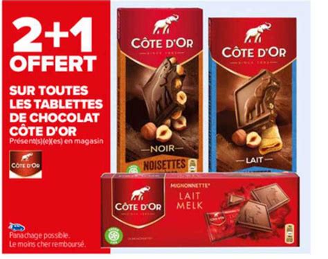 Promo Tablettes De Chocolat Côte D or chez Carrefour iCatalogue fr