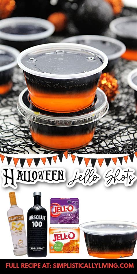 Halloween Jello Shots Halloween Jello Halloween Jello Shots