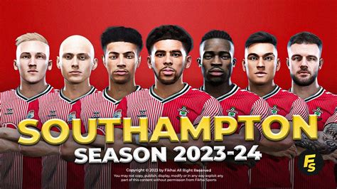 Southampton Facepack Season 2023 24 Sider And Cpk Football Life