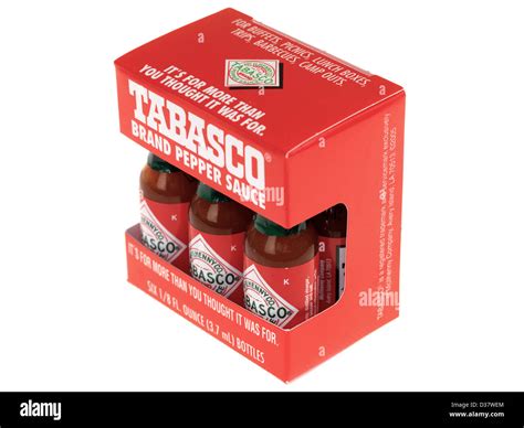 Tabasco Sauce Box Hi Res Stock Photography And Images Alamy