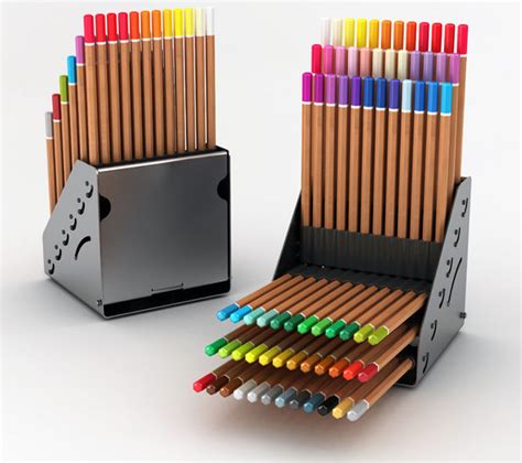 Creative Professional Utensil Organizers Colored Pencil Holder Colored Pencil Storage Art