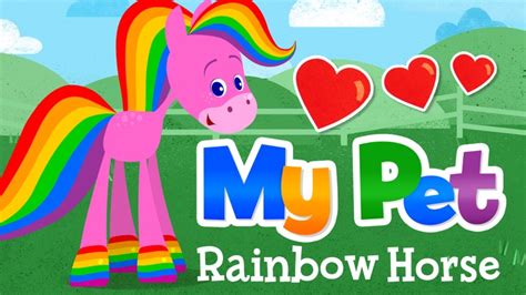 My Pet Rainbow Horse: Virtual Pet Game for Kids by BabyFirst