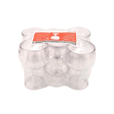 Get Melamine Gob 20 1san Cl Plastic Schooner Clear 20 Oz Pack Of 6