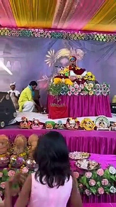 Krishna Janmotsav Devotees Shrimad Bhagwat Katha Video Dailymotion