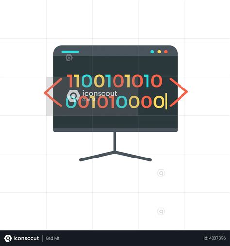 Binary Coding Animated Icon download in JSON, LOTTIE or MP4 format