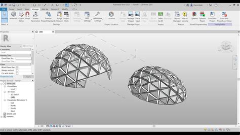 Synthesize Toolkit Geodesic Dome In Revit Youtube