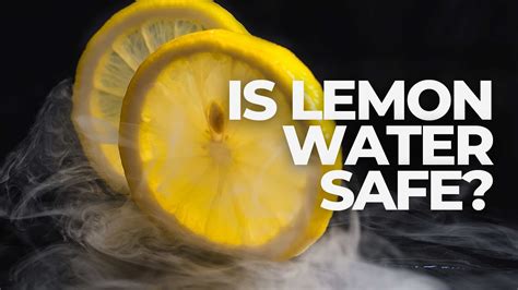 Drinking Lemon Water Side Effects Lemon Water Claims Youtube