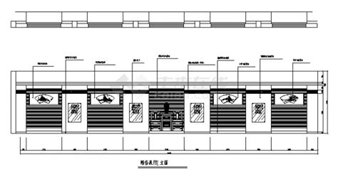 某三层展览馆装修施工cad图展览馆施工文化建筑土木在线