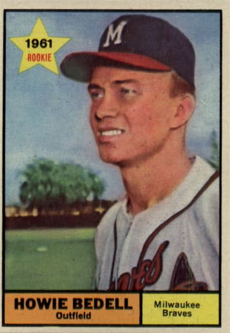 Milwaukee Braves 1961 Topps Baseball Cards