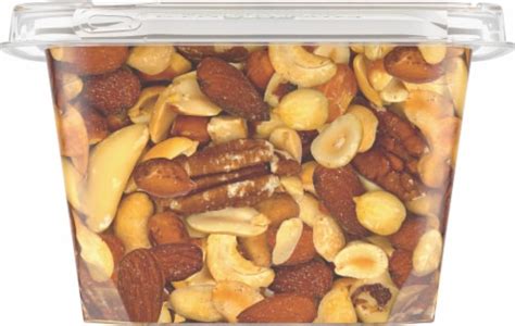 Roasted Unsalted Deluxe Mixed Nuts With Peanuts Oz Fred Meyer