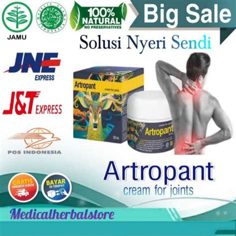 Jual Artropant Asli Cream Penghilang Nyeri Sendi Obat Tulang Murah