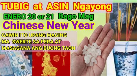 Gawin Sa ENERO 20 Beyernes Bago Ang Chinese New Year 100 Aanihin Mo