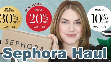 Sephora Vib Sale Haul Sephora Savings Event Holiday 2023 Youtube