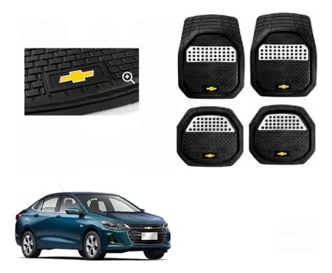 Tapetes Pz Charola D Logo Chevrolet Onix A Env O Gratis