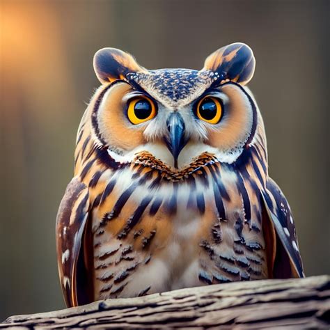 Premium AI Image | Owl wallpaper HD