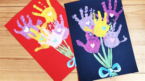 Handprint Flowers - Happy Bunnies Nursery