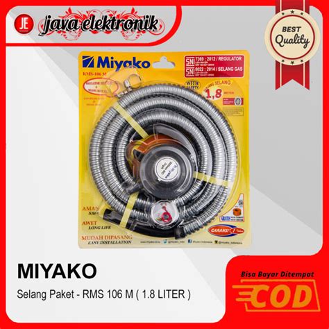 Selang Regulator Gas MIYAKO RMS 106M 1 8 Meter SNI Lazada Indonesia