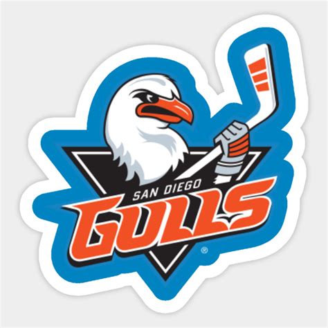 San Diego Gulls San Diego Gulls Sticker Teepublic