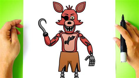 Como Desenhar O Foxy Como Dibujar A Foxy Five Nights At Freddy S