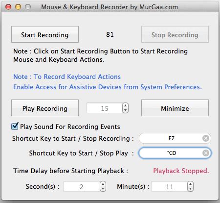 Keyboard Macro Software for Mac available for Download