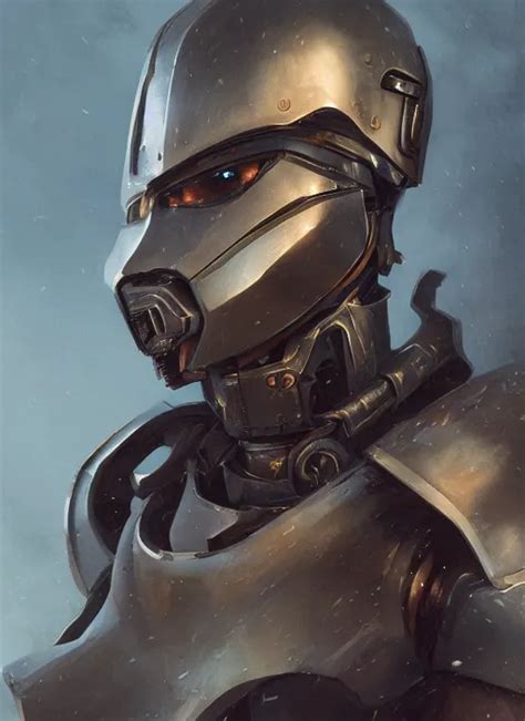 Portrait Of Tom Cruise As Inquisitor In Power Armor Stable Diffusion