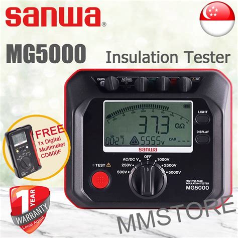 Sanwa MG5000 High Voltage Insulation Resistance Tester Furniture