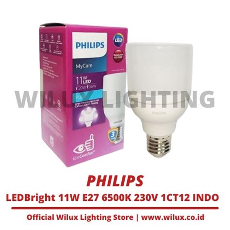 Jual Philips Led Bright W E K Cool Day Light Shopee Indonesia