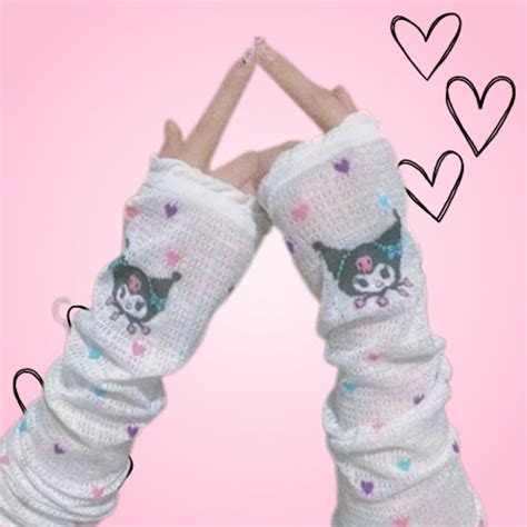 Y K Sanrio Arm Warmers My Melody Arm Warmers Kuromi Arm Warmers Sanrio