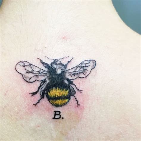 Cute Fun Pretty And Feminine Bee Tattoo For Women Tattoo By Kim Shady At Custom Creations