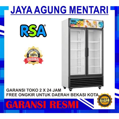 Jual Showcase Rsa Topaz Display Cooler Pintu Liter Shopee