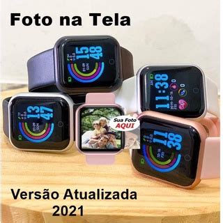 Smartwatch D20 relógio Inteligente Colocar Foto na Tela Shopee Brasil