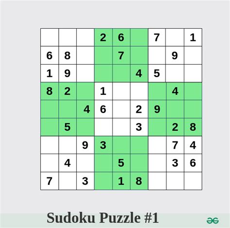 Sudoku Puzzle of the Week #1 - GeeksforGeeks