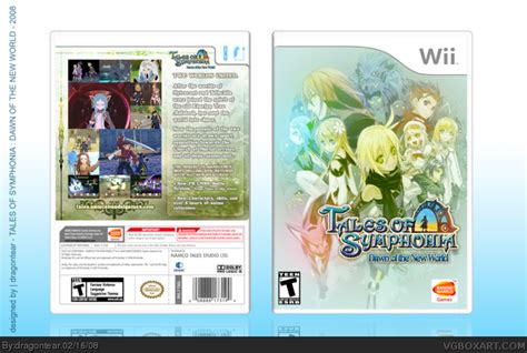 Tales of Symphonia: Dawn of the New World Wii Box Art Cover by dragontear